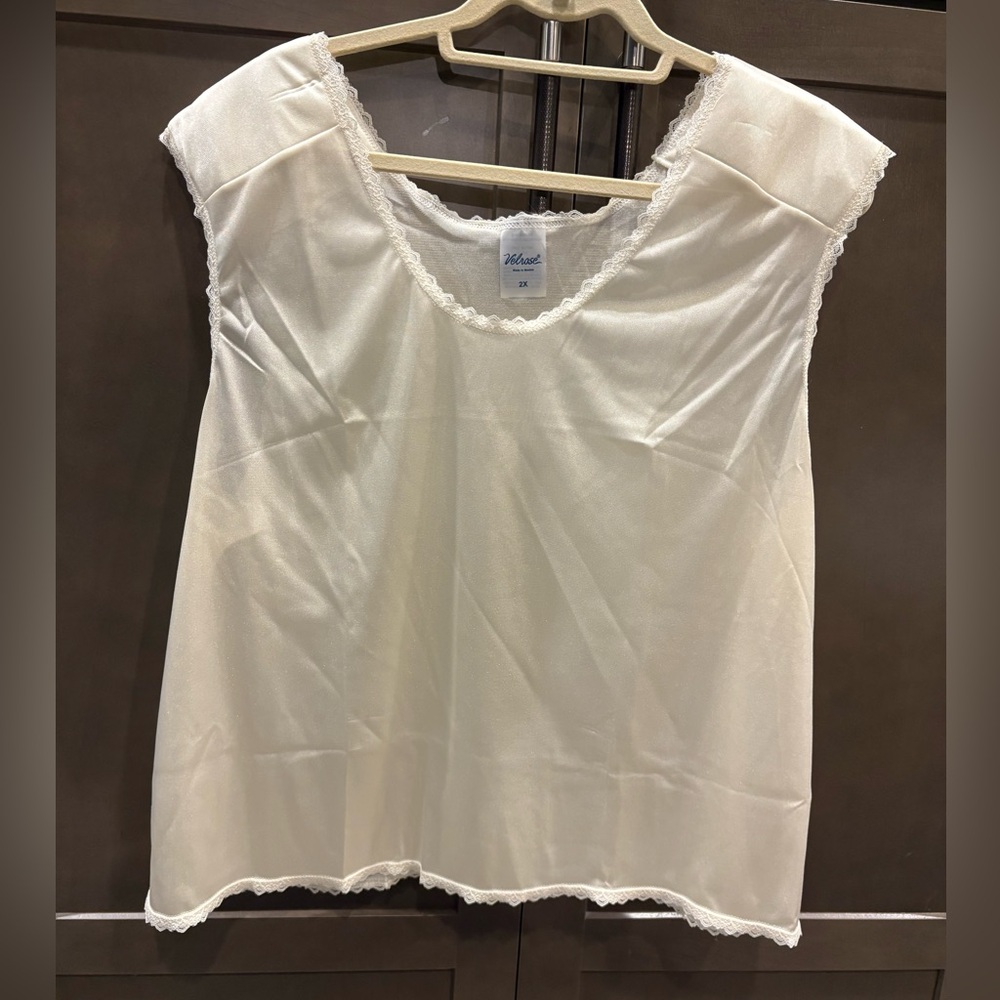 New Velrose Cami with Lightly Padded Shoulders, 2x